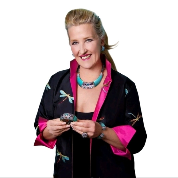 Heidi Daus NWOT Say It With Style Beaded Resin Crystal Statement Necklace - Picture 2 of 8